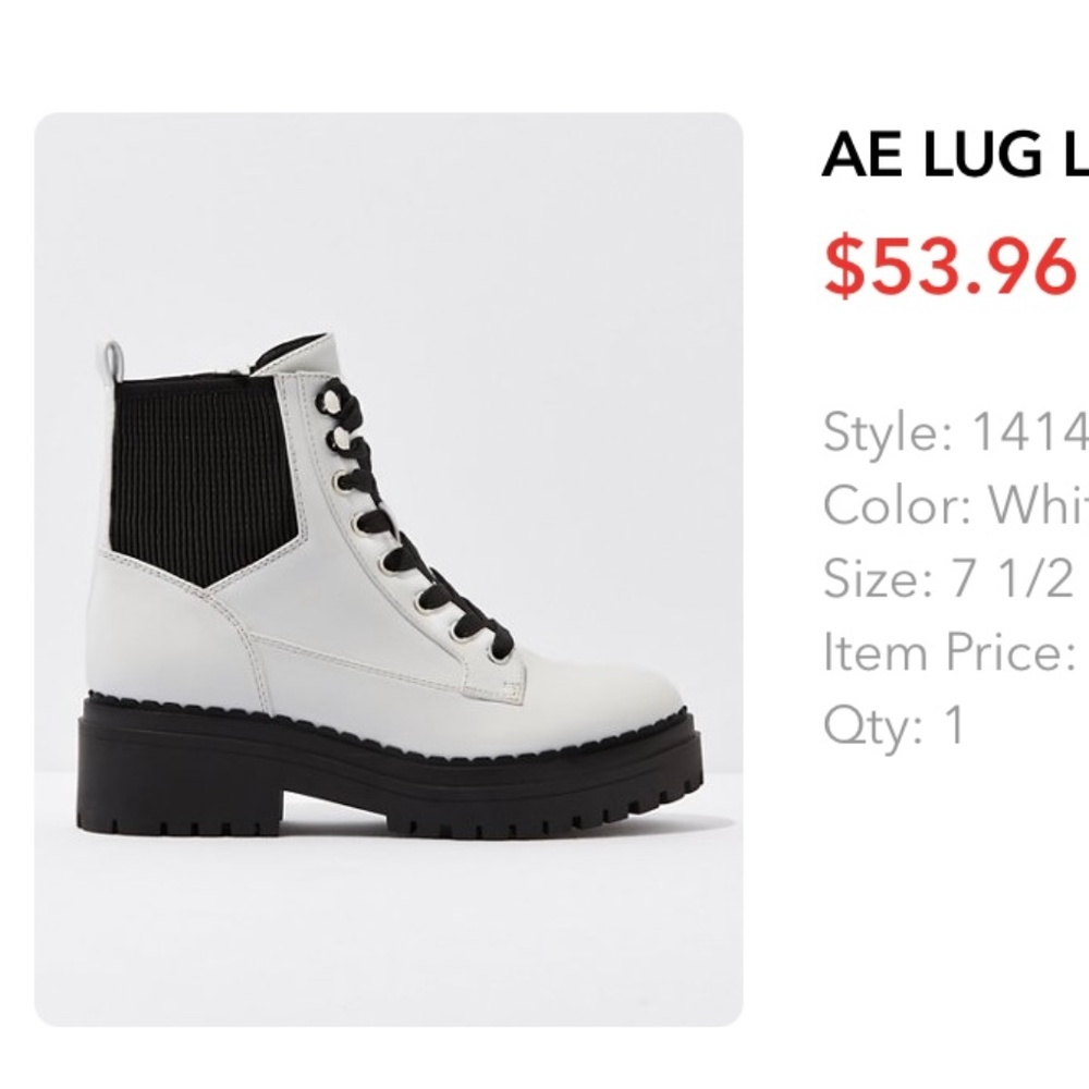 Lace up boots